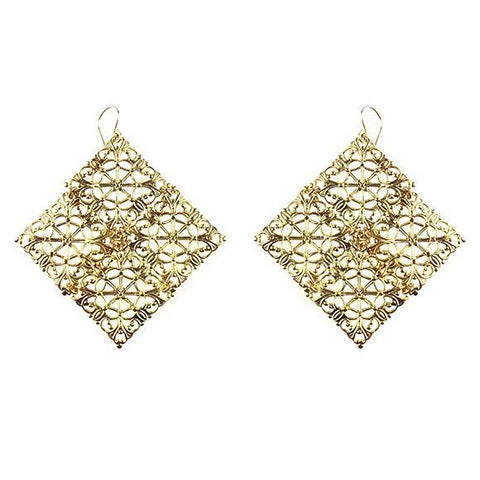 Europa Rhinestone Ball Graduated Earrings