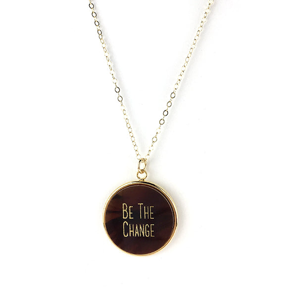 Equality For All Round Necklace - Moon and Lola