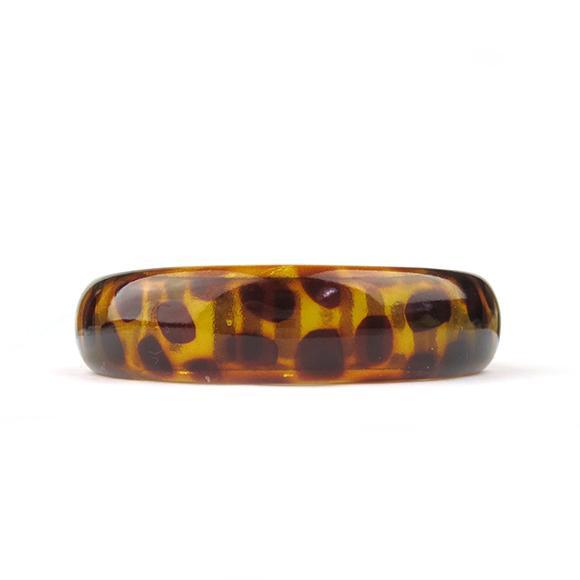 Moon and Lola - Narrow Tortoise Acrylic Bangle