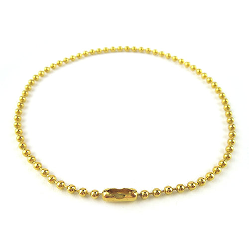Moon and Lola - Gobi Anklet in gold ball chain
