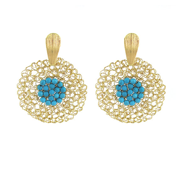Moon and Lola - Matiti Turquoise Earrings