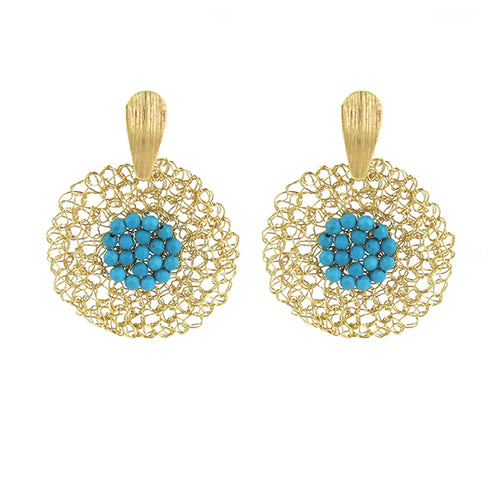 Moon and Lola - Matiti Turquoise Earrings