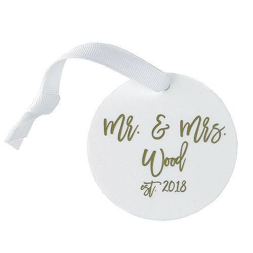 Moon and Lola - Personalized Wedding Ornament