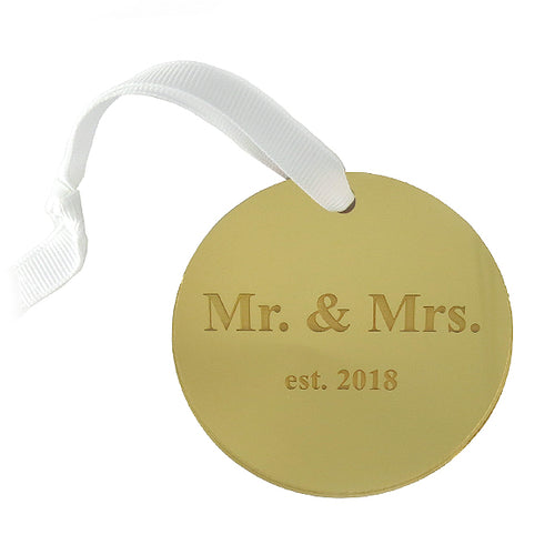 Moon and Lola - Wedding Ornament