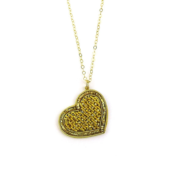 Moon and Lola - Sacre Coeur Necklace in Gold