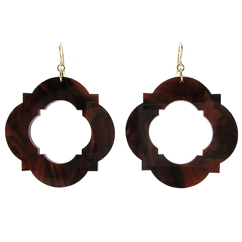 Bedford Acrylic Round Post Earrings