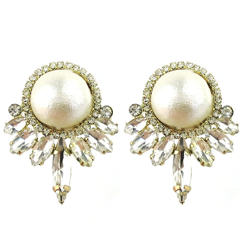 Vannes Cotton Pearl Earrings