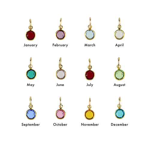 Moon and Lola - Birthstone Charm