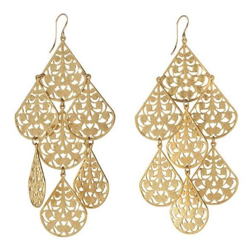 I found this at #moonandlola! - Cairo Earrings Gold