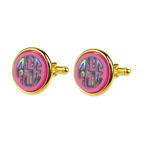 Moon and Lola - Calypso Round Cuff Links