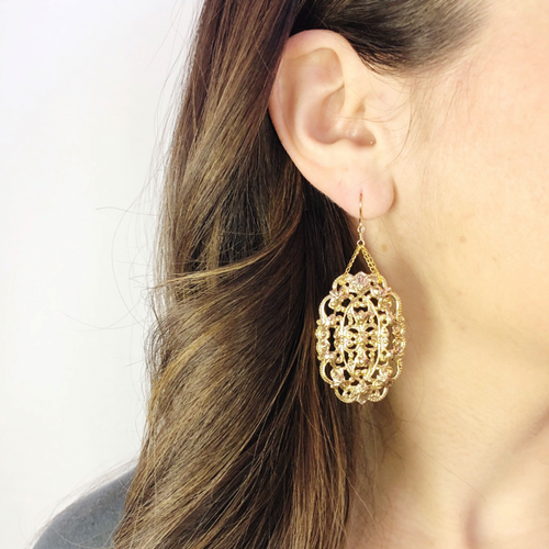 Moon and Lola - Compton Filigree Earrings