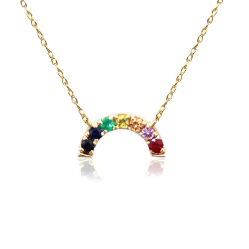 Moon and Lola - Komo Rainbow Gemstone Necklace