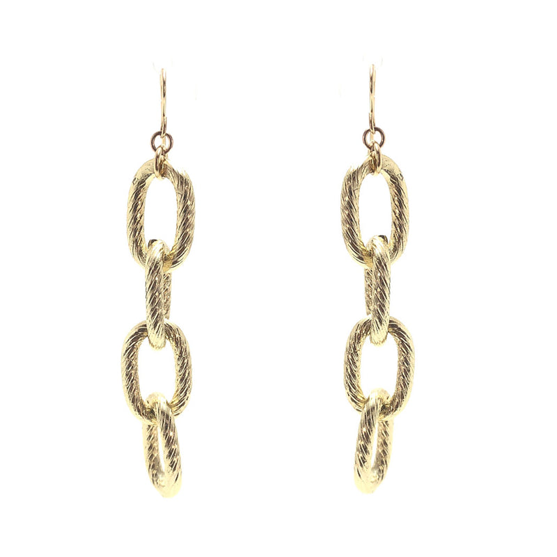 Moon and Lola - Lulee Gold Chain Drop Earrings