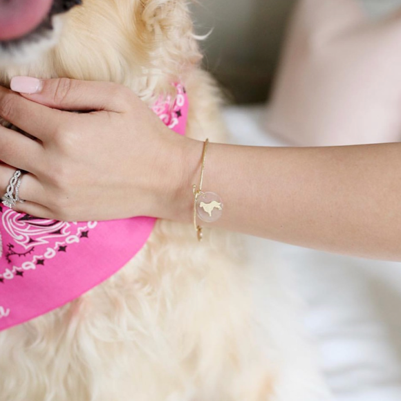 Moon and Lola - Nora Bangle with Pet Charm