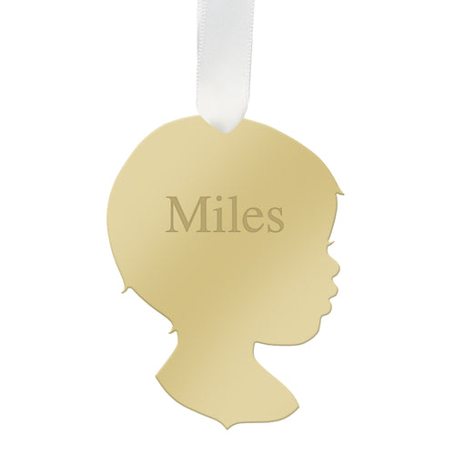 Moon and Lola - Personalized Baby Ornament