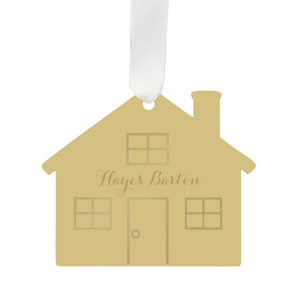 Moon and Lola - Personalized House Ornament