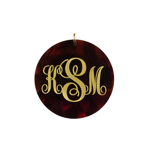 I found this at #moonandlola! - Providence Monogram Charm Navy