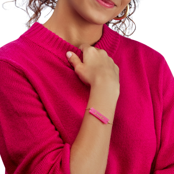 Moon and Lola - Somerville Script Bracelet