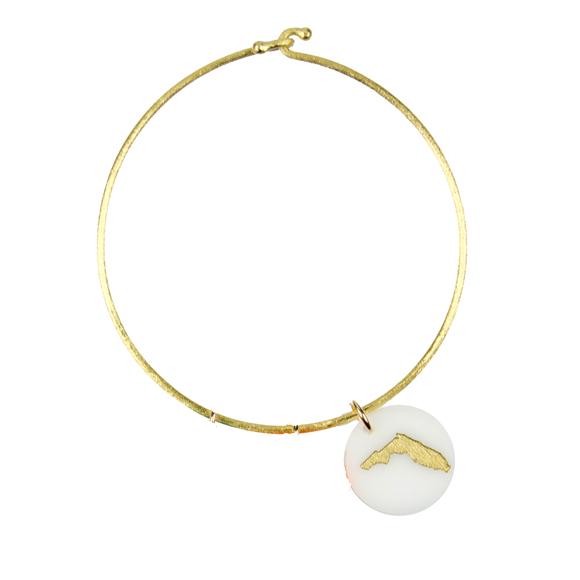 Moon and Lola Nora Bangle with State Charm