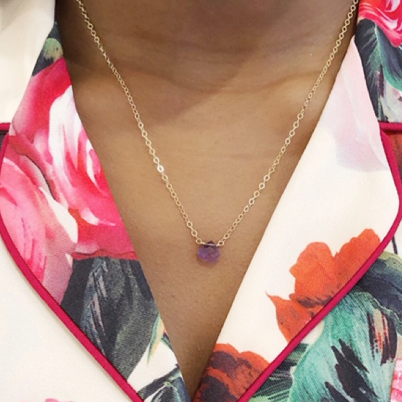Moon and Lola - Amethyst Necklace