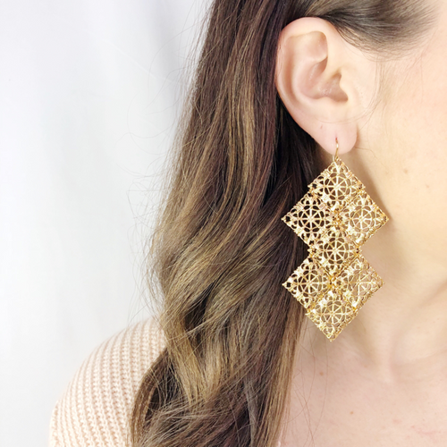Moon and Lola - Belfast Filigree Earrings