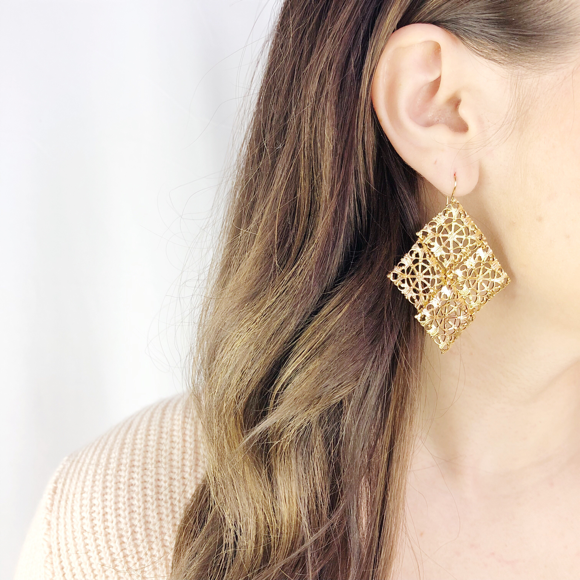 Moon and Lola - Dublin Filigree Earrings