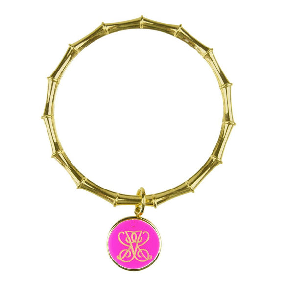 Moon and Lola xx Emily McCarthy Woven Font Bamboo Charm Bangle