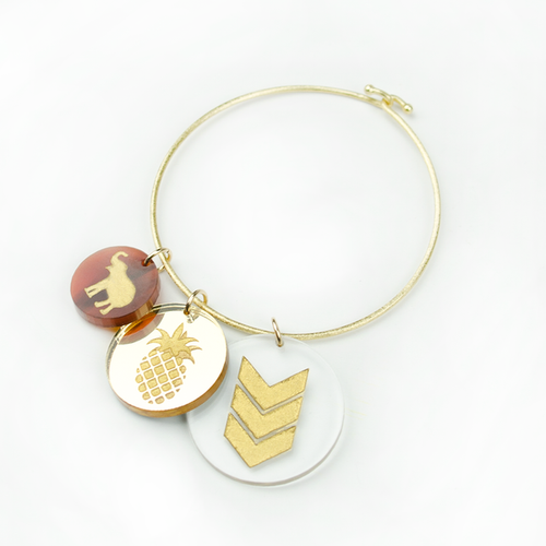 I found this at #moonandlola! - Charm Sizes on Nora Bangle