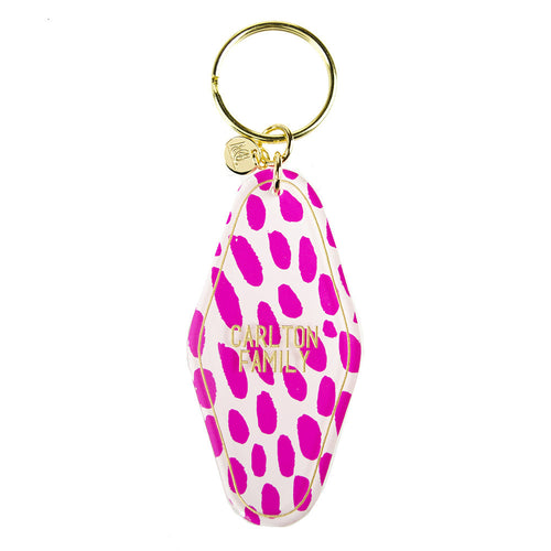 I found this at #moonandlola! - Patterned Hotel Key Chain Custom