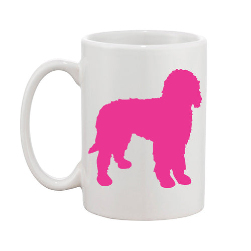 I found this at #moonandlola! - Pet Mug Hot Pink Labradoodle