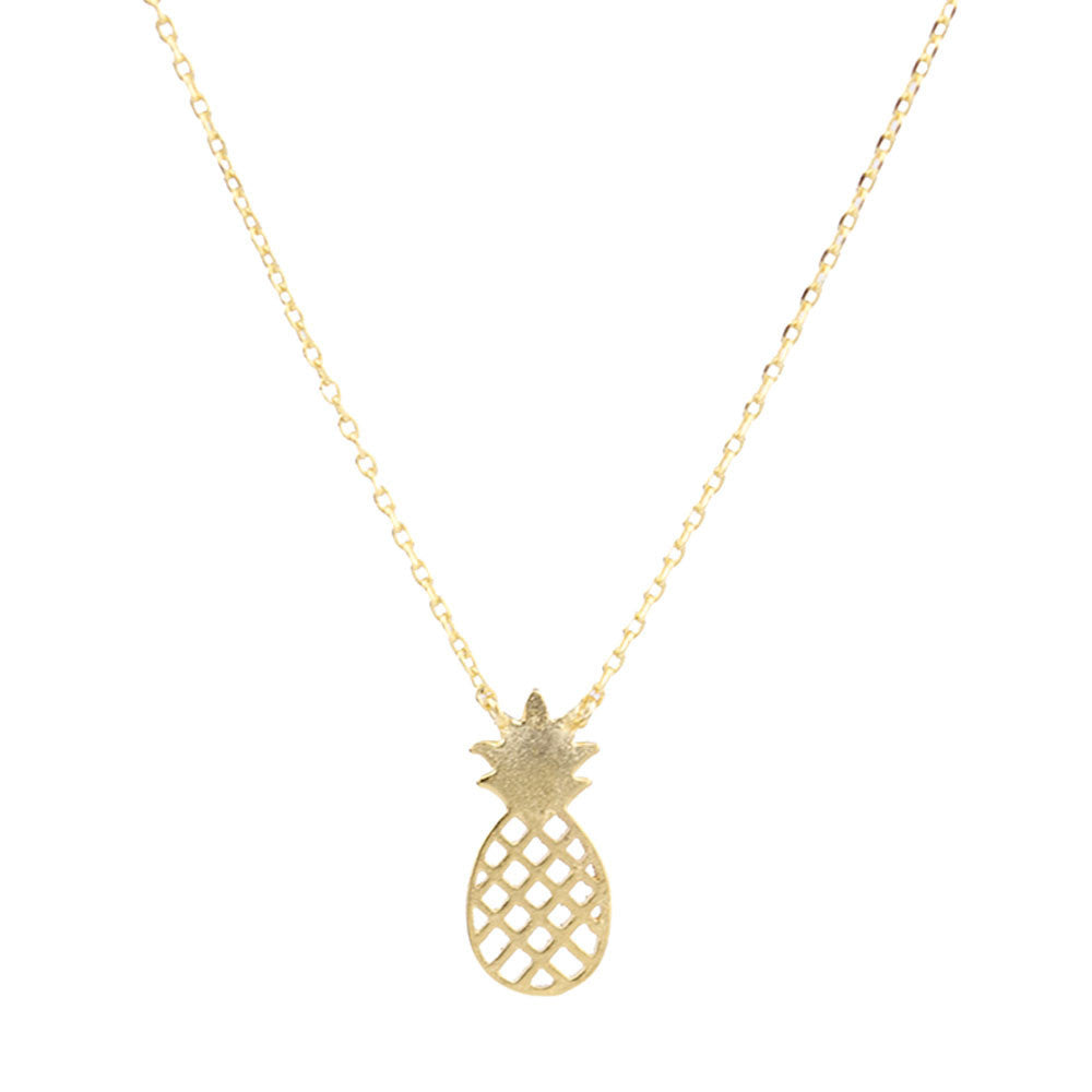 I found this at #moonandlola! - Ananas Pineapple Necklace the meaning of the pineapple is to show hospitality