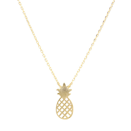 I found this at #moonandlola! - Ananas Pineapple Necklace the meaning of the pineapple is to show hospitality