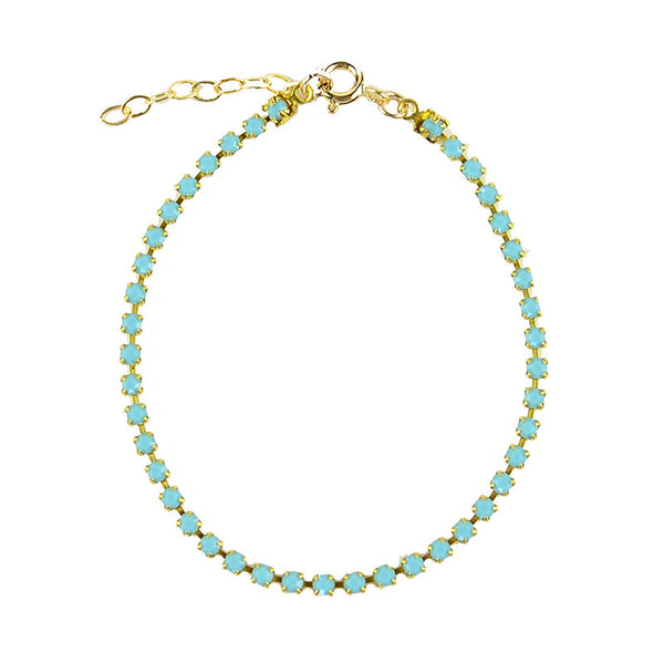 I found this at #moonandlola! - Rhinestone Chain Bracelet