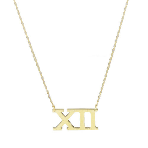 I found this at #moonandlola - Metal Roman Numeral Necklace