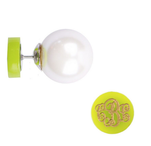 I found this at #moonandlola! - Providence Script 360 Pearl Studs