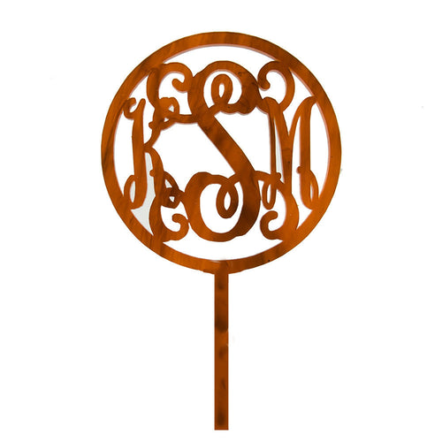 I found this at #moonandlola! - Script Monogram Cake Topper