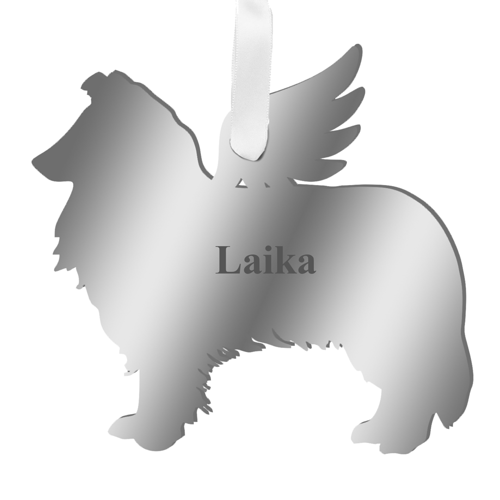 Personalized Angel Shetland Sheepdog Ornament