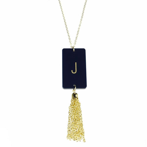 I found this at #moonandlola! - Rectangle Tassel Necklace