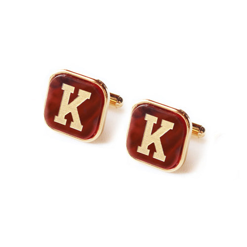 I found this at #moonandlola! - Acrylic Varsity Square Cuff Link