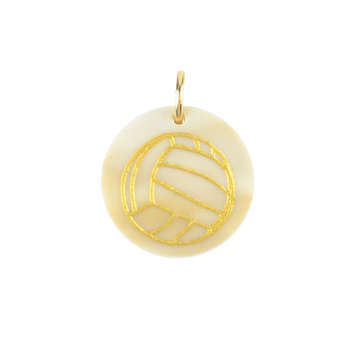 Moon and Lola - Colorful Acrylic Etched Volleyball Charm