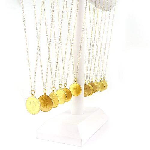 Pre-pack - 12 Medium Dalton Charm Necklaces (WS) - Moon and Lola