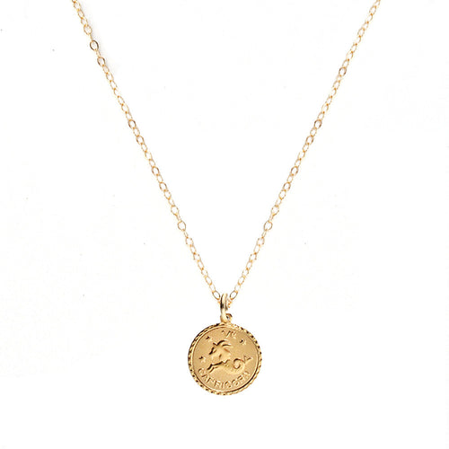 I found this at #moonandlola! - Zodiac Charm Necklace