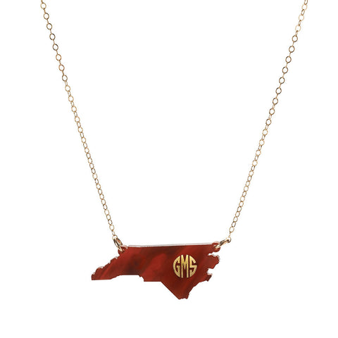 Hampton Handcut Monogram Necklace