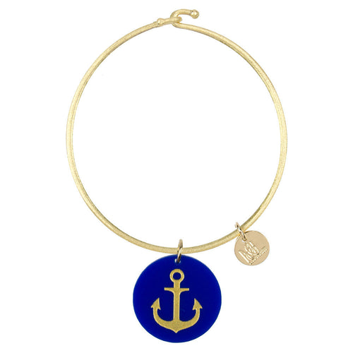 I found this at #moonandlola! - Eden Anchor Charm Bangle