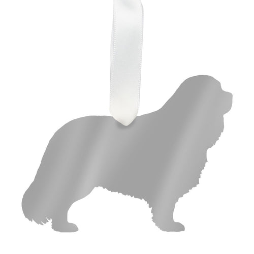 I found this at #moonandlola! - Cavalier King Charles Spaniel Ornament Silver