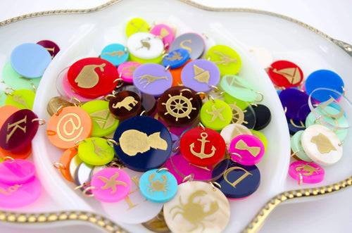 Pre-Pack - Acrylic Dalton Charms - Small (WS) - Moon and Lola