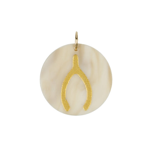 I found this at #moonandlola! - Eden Wishbone Charm Blonde Tortoise