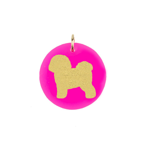 I found this at #moonandlola! - Bichon Frise Charm