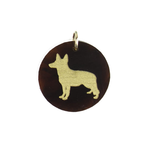 I found this at #moonandlola! - Eden German Shepherd Charm Tortoise
