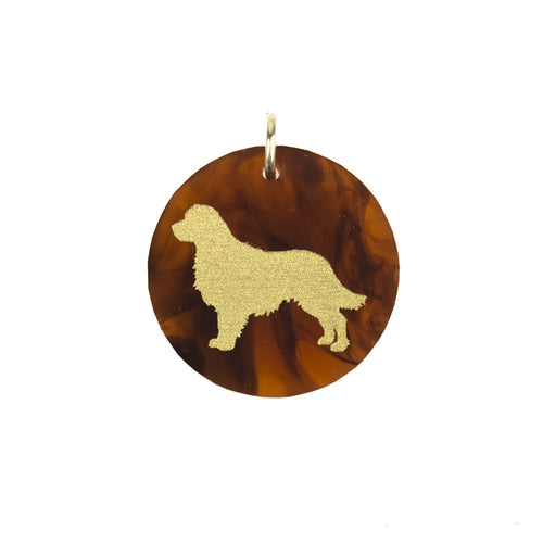 I found this at #moonandlola! - Eden Golden Retriever Charm Tortoise
